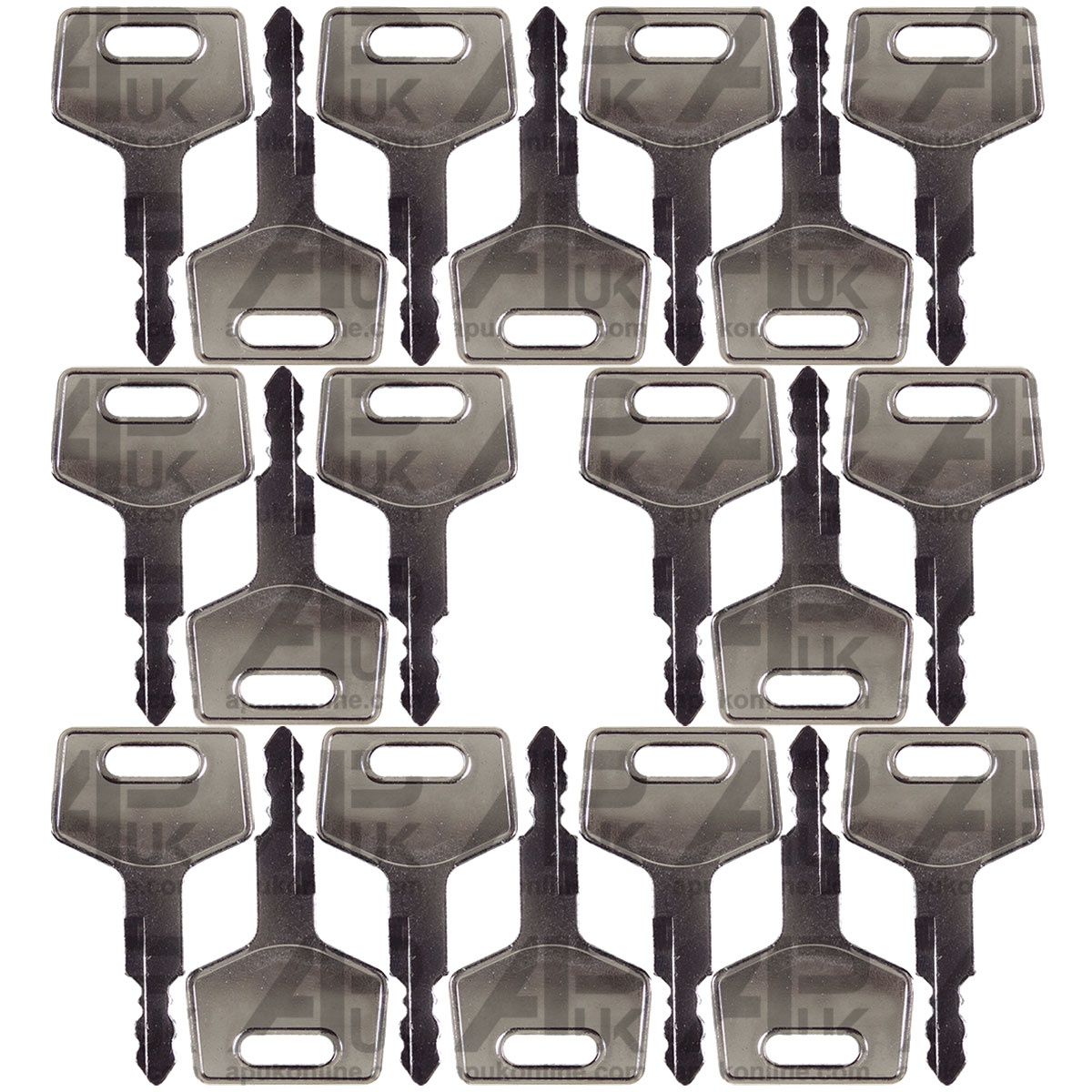 20x Ignition Keys for Takeuchi New Holland Case Mustang Excavator Gehl Loader