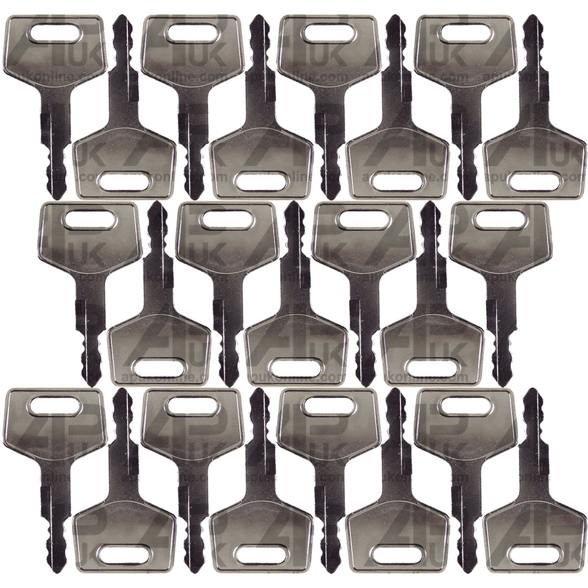 25x Ignition Keys for Takeuchi New Holland Case Mustang Excavator Gehl Loader