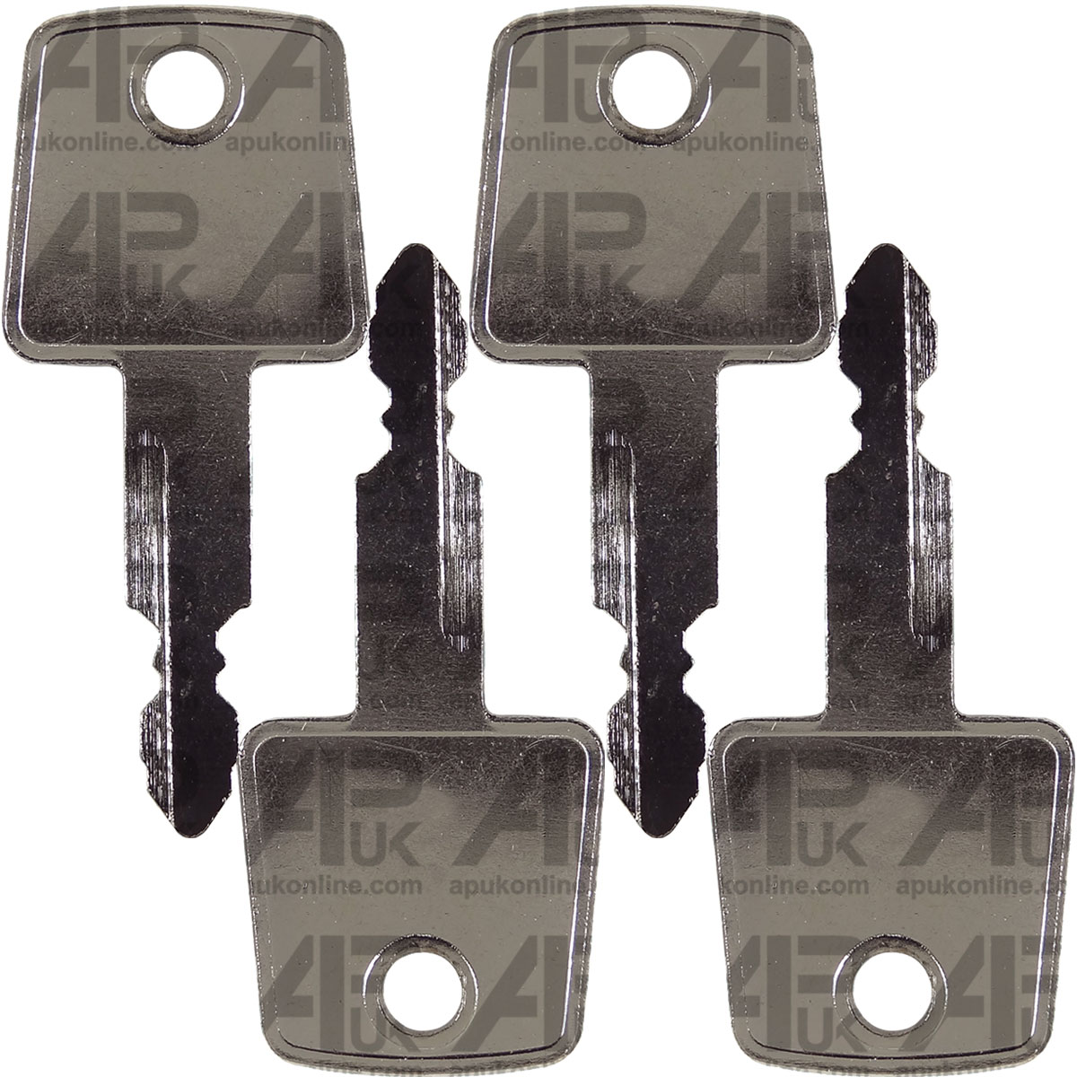 4x Ignition Key for Kawasaki Wheel Loader Kobelco Case New Holland Excavator