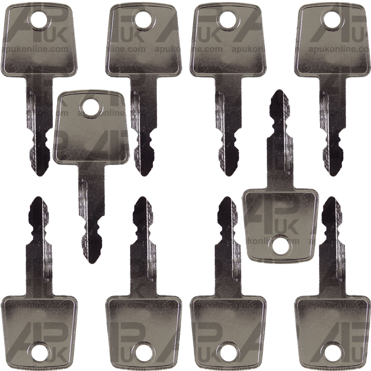 10x Ignition Key for Kawasaki Wheel Loader Kobelco Case New Holland Excavator