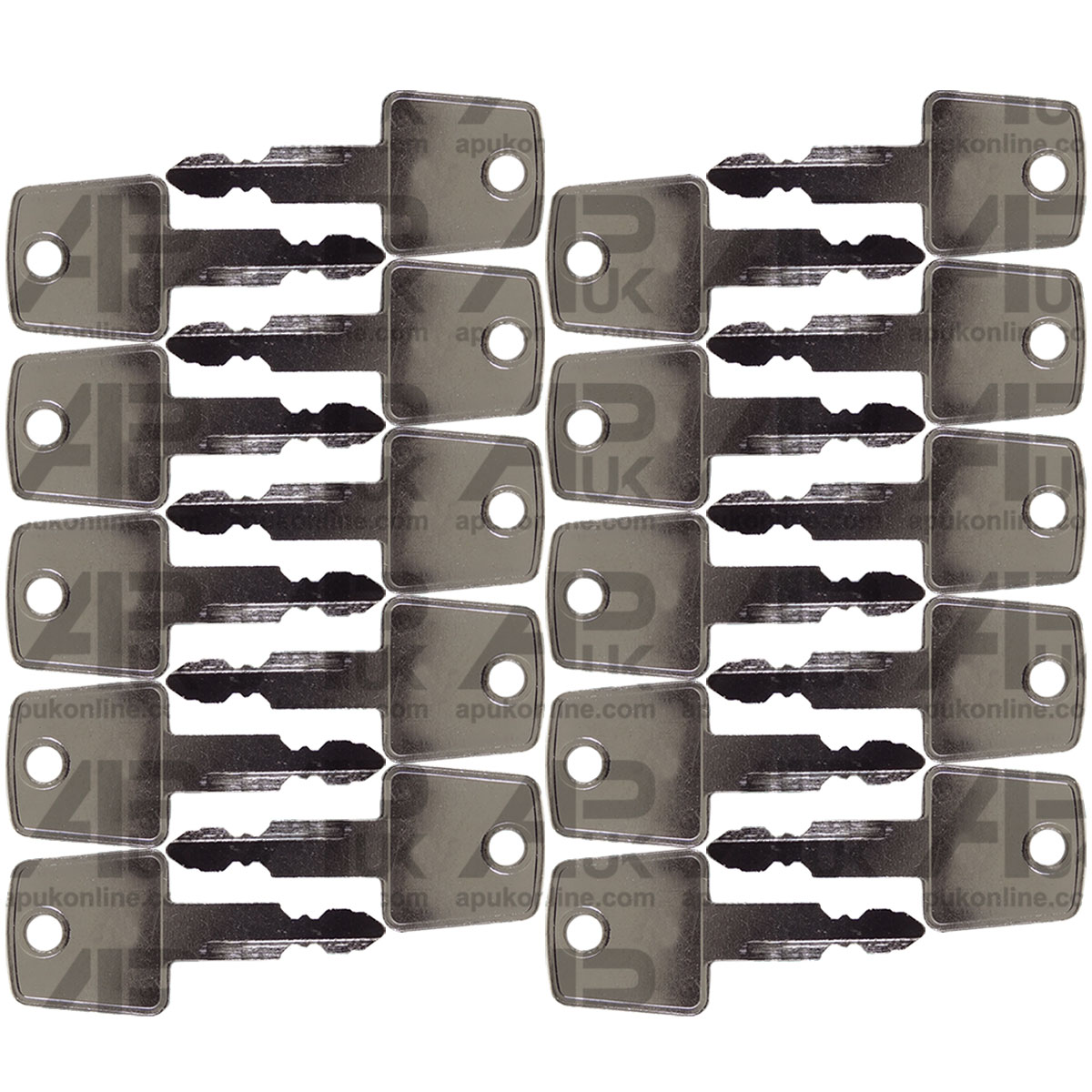 20x Ignition Key for Kawasaki Wheel Loader Kobelco Case New Holland Excavator