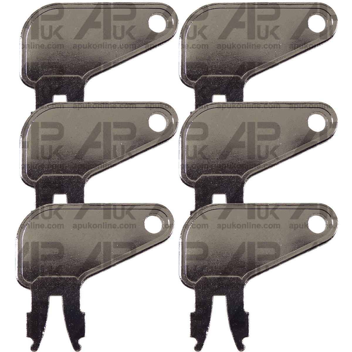 6x Ignition Switch Key for Cat Caterpillar Equipment Battery Disconnect Plant