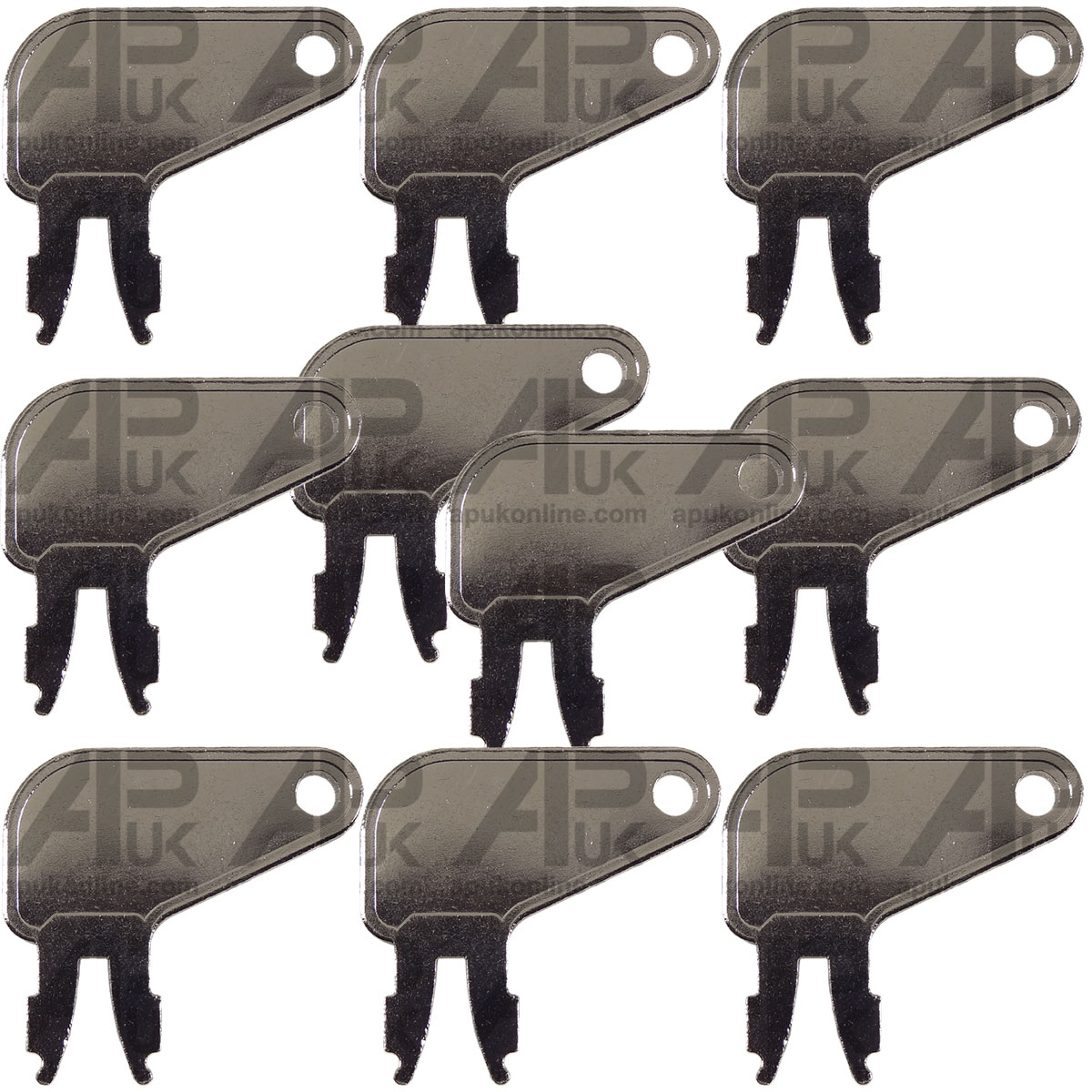 10x Ignition Switch Key for Cat Caterpillar Equipment Battery Disconnect Plant