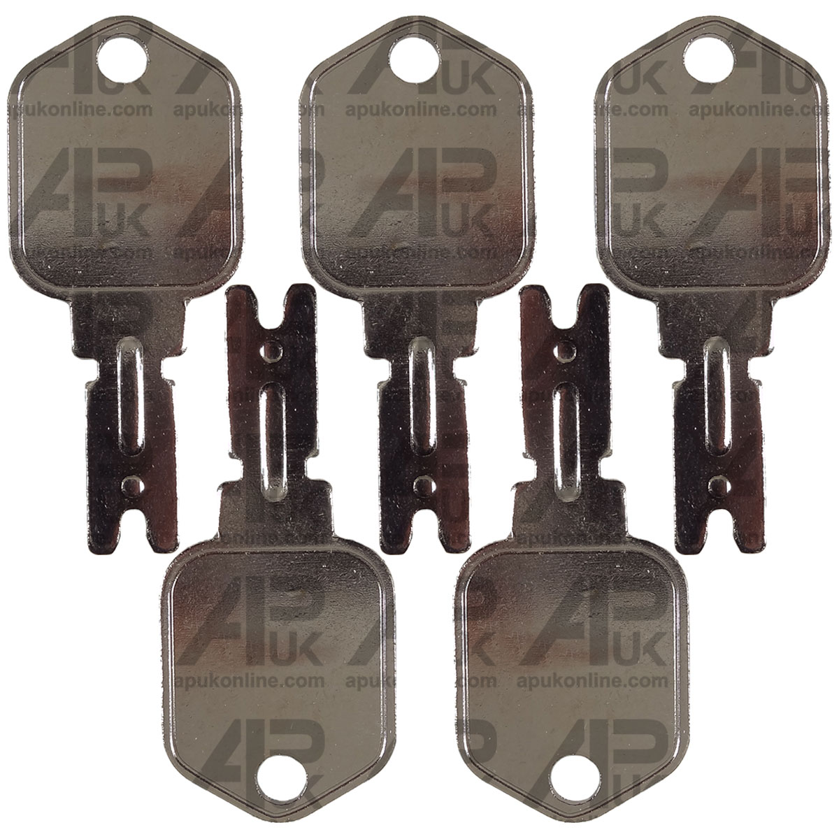 5x Ignition Key for Daewoo 430 440 450 Mustang 166 Skid Steer Ingersoll Rand IR