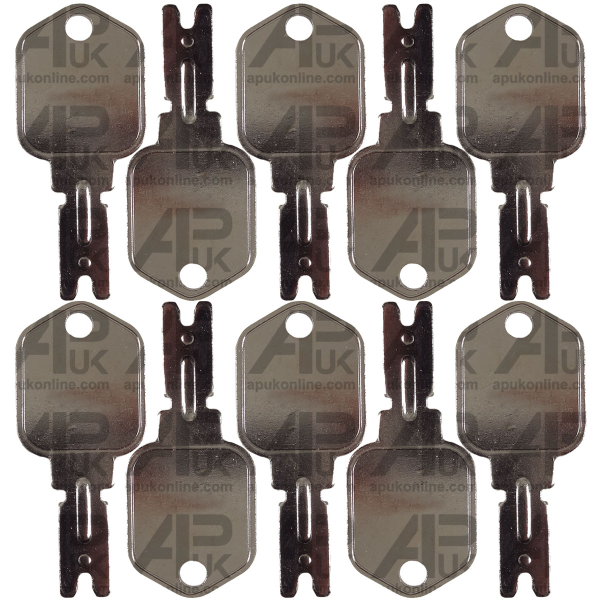 10x Ignition Key for Daewoo 430 440 450 Mustang 166 Skid Steer Ingersoll Rand IR