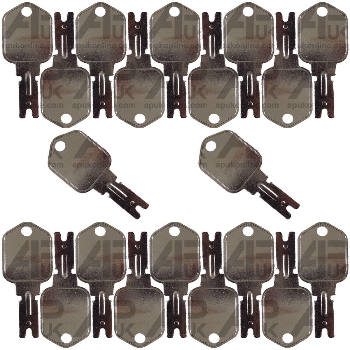 20x Ignition Key for Daewoo 430 440 450 Mustang 166 Skid Steer Ingersoll Rand IR