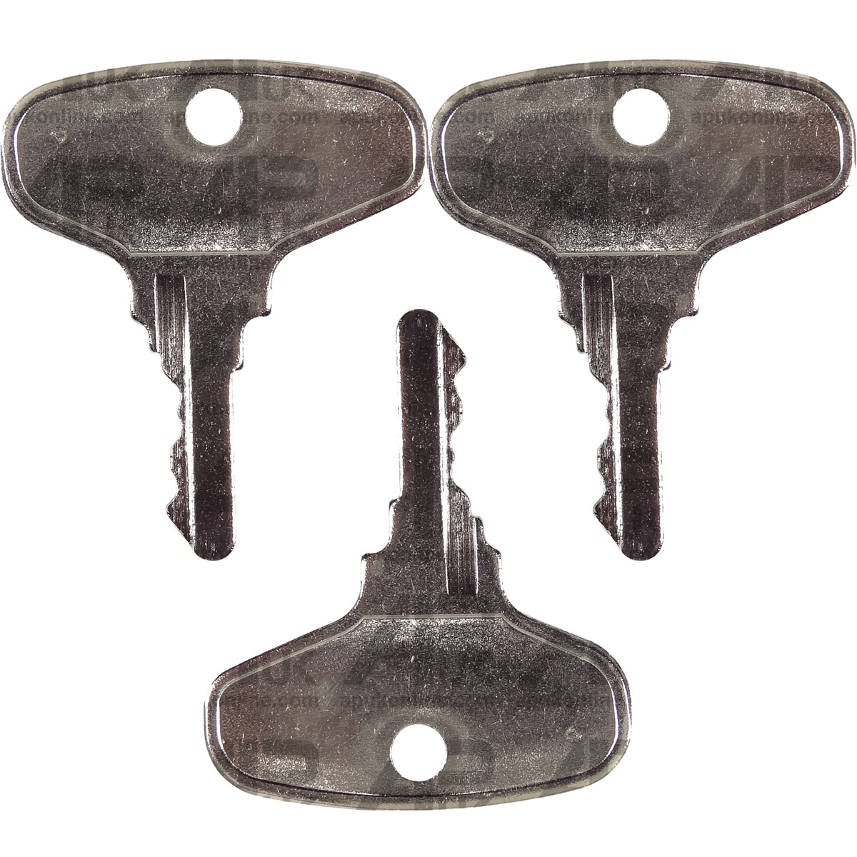3x Ignition Switch Key for Kubota Tractor Thomas Skid Steer Sweeper Mini Backhoe