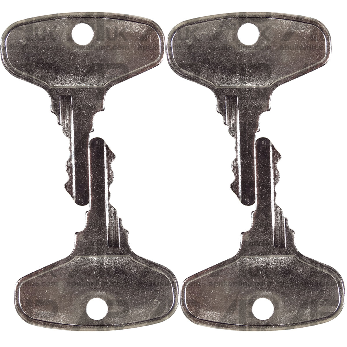 4x Ignition Switch Key for Kubota Tractor Thomas Skid Steer Sweeper Mini Backhoe