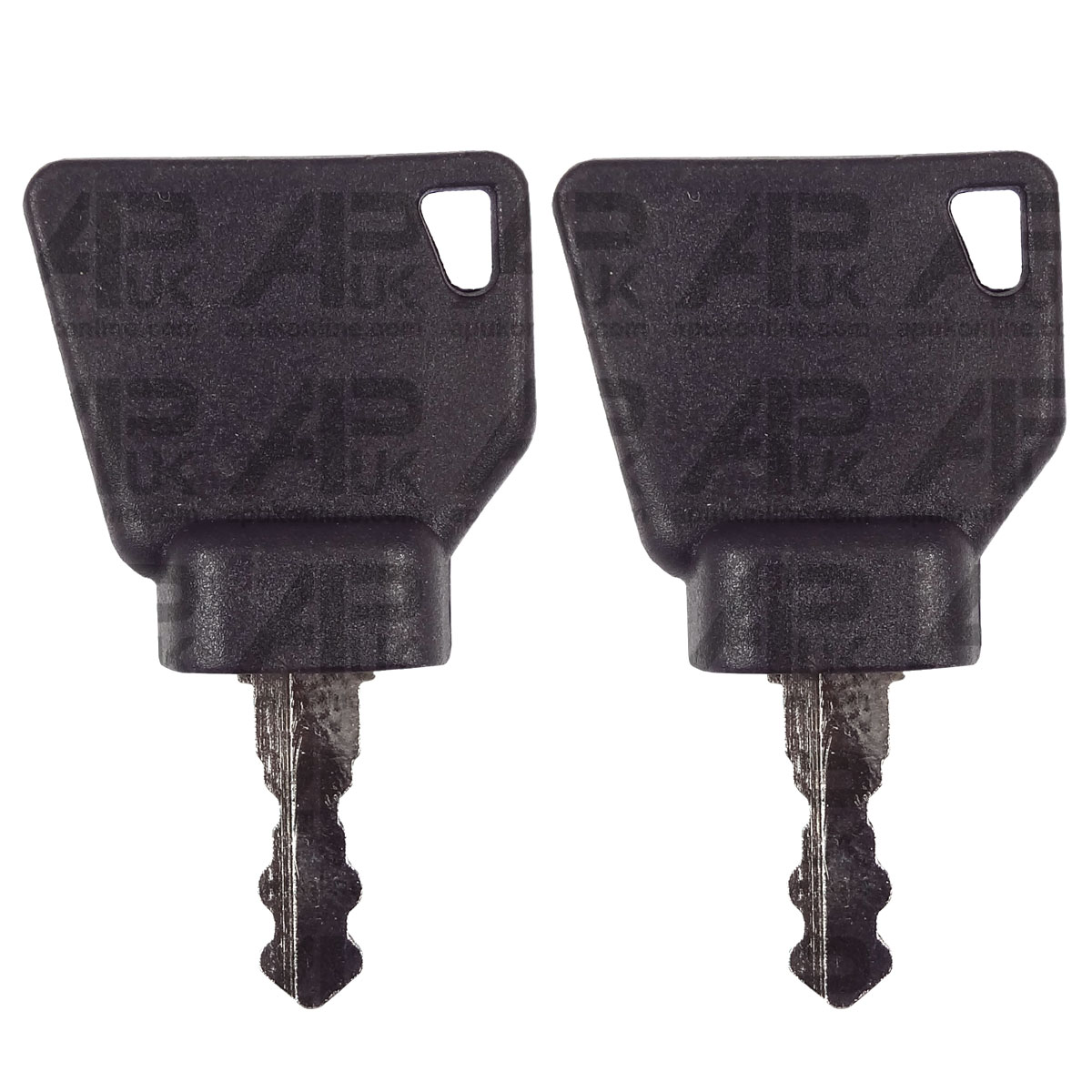 2x Ignition Switch Key for JCB Backhoe Loader Bomag Digger Terex Excavator Plant