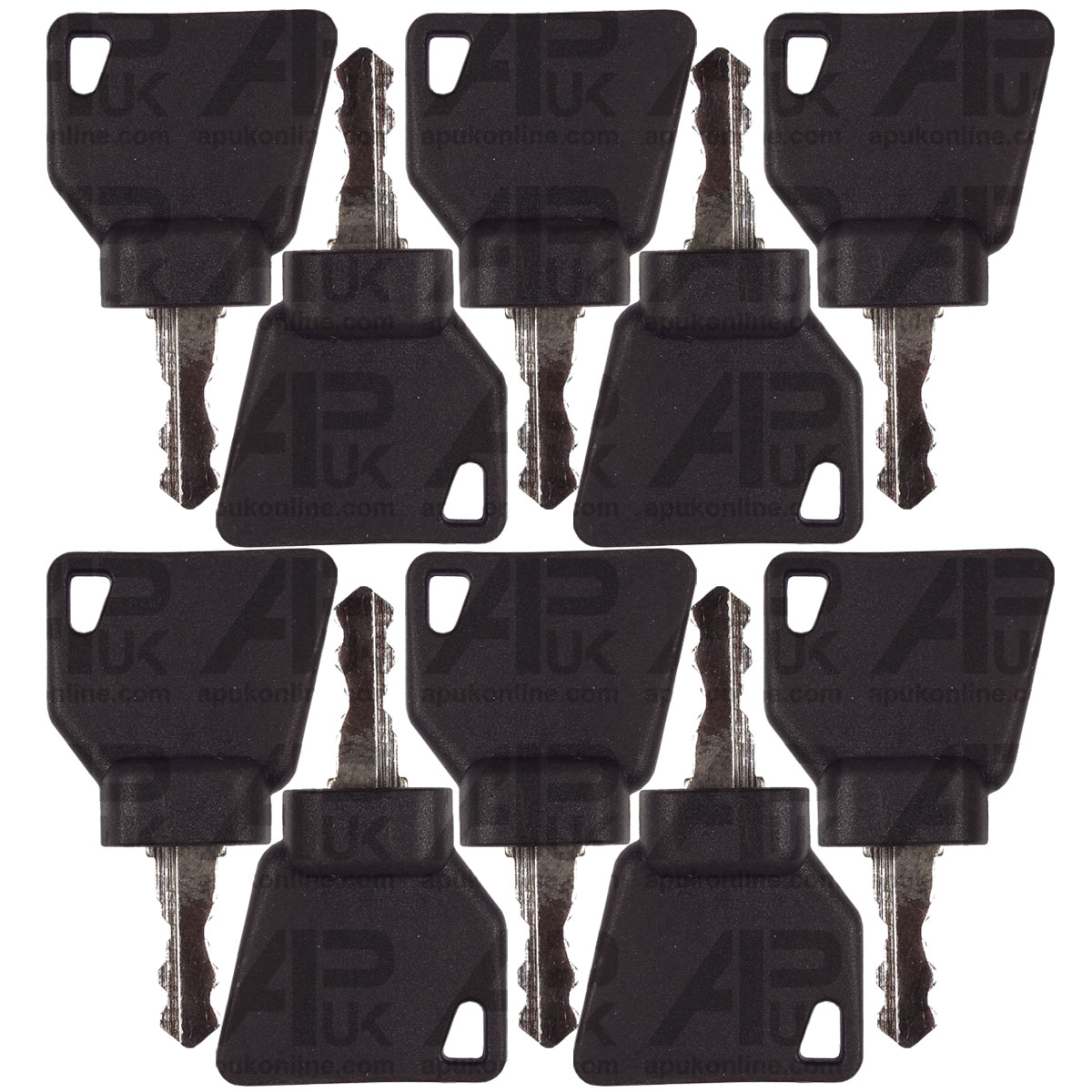 10x Ignition Key for JCB Backhoe Loader Bomag Digger Terex Excavator Plant