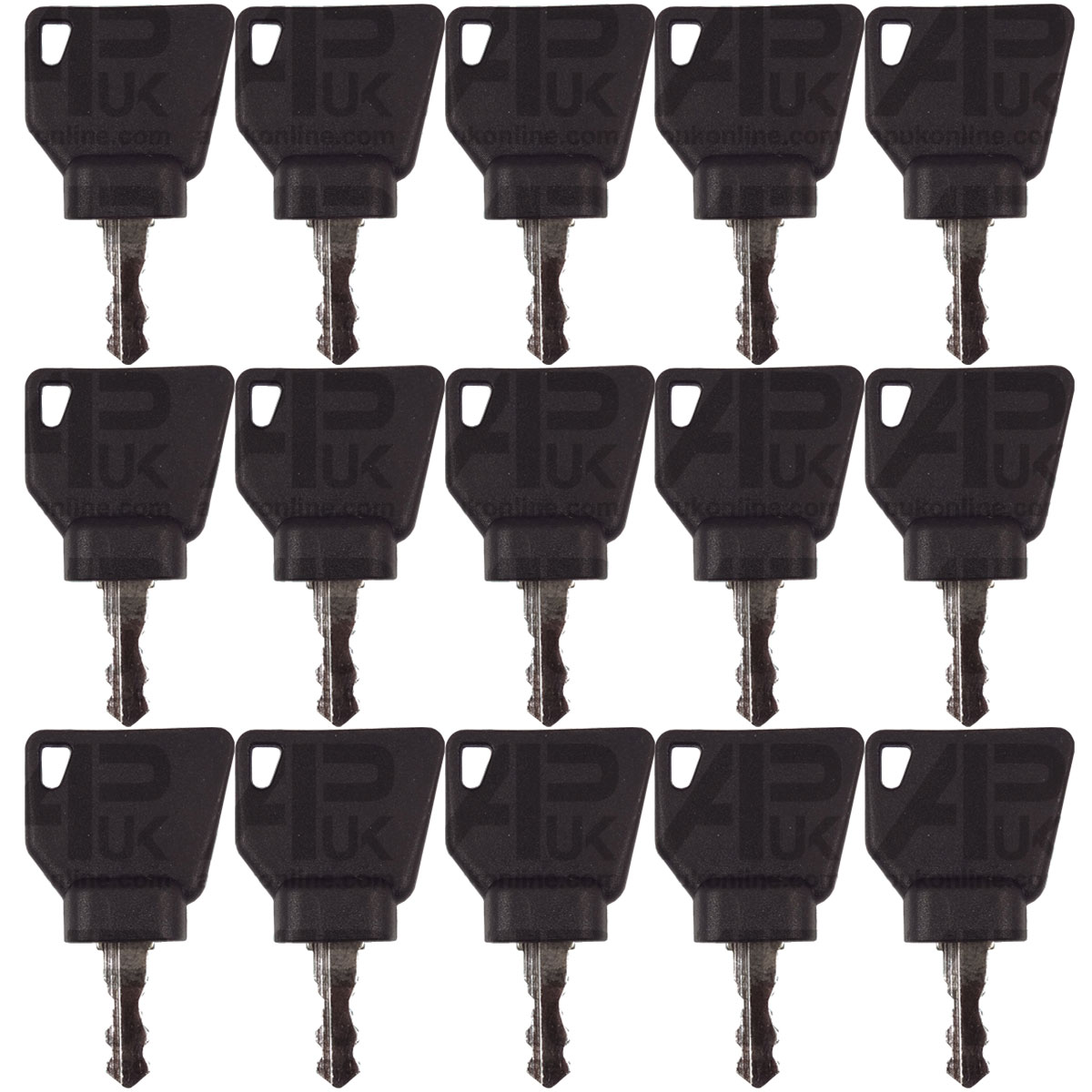 15x Ignition Key for JCB Backhoe Loader Bomag Digger Terex Excavator Plant