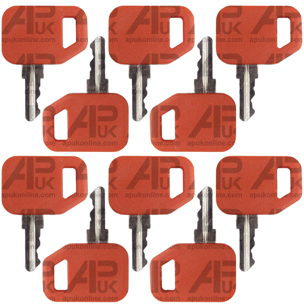 10x Ignition Key for John Deere Commercial Dozer Backhoe Loader Gator Skid Steer