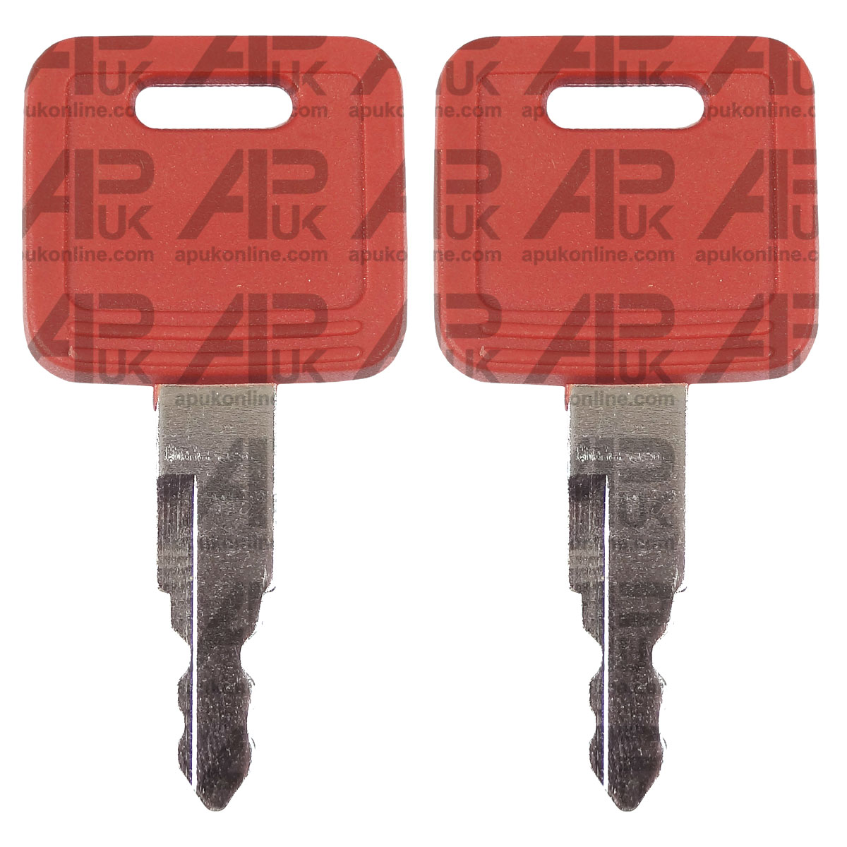 2 Ignition Switch Key for John Deere Hitachi Excavator Case 1650 1850 Dozer H800