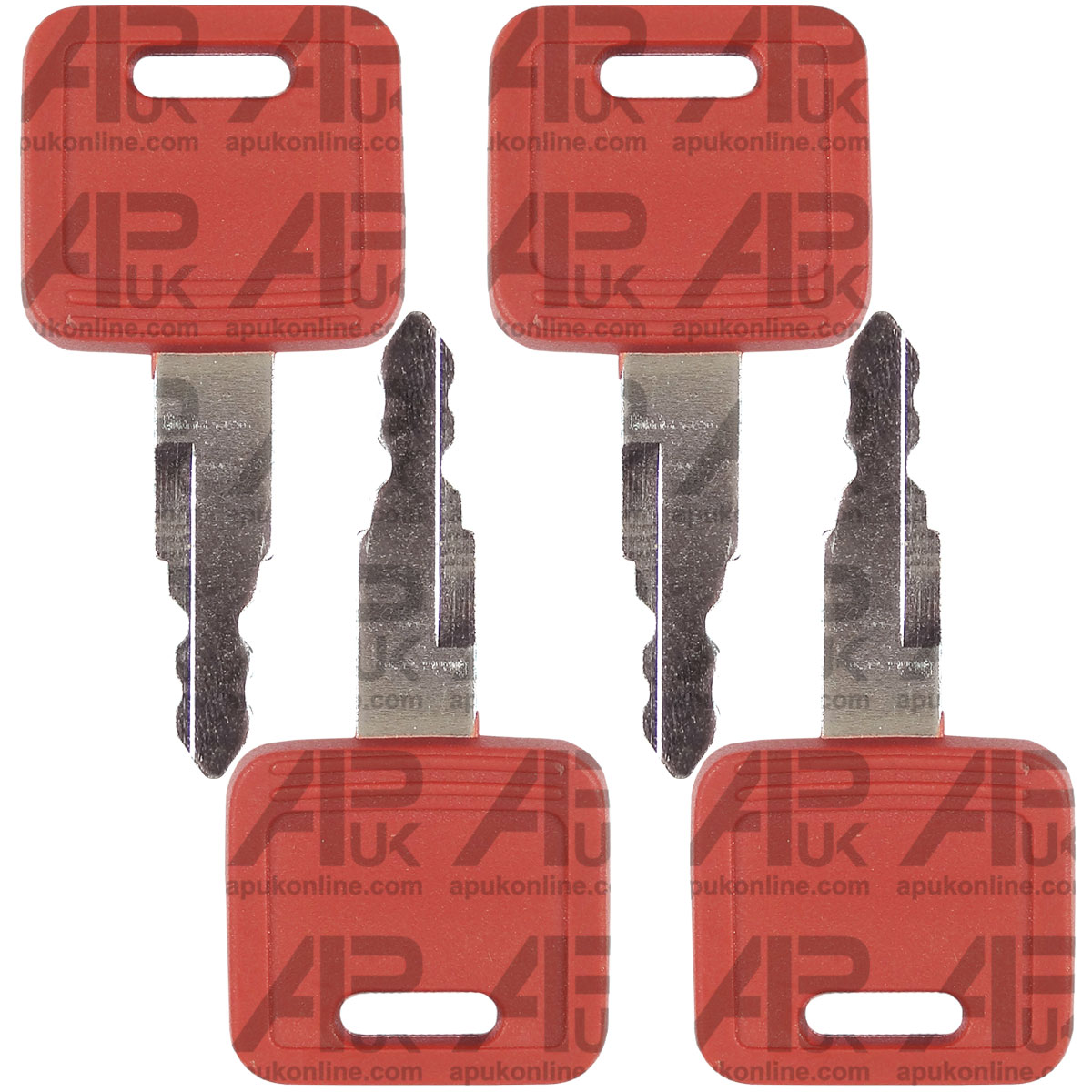 4 Ignition Switch Key for John Deere Hitachi Excavator Case 1650 1850 Dozer H800