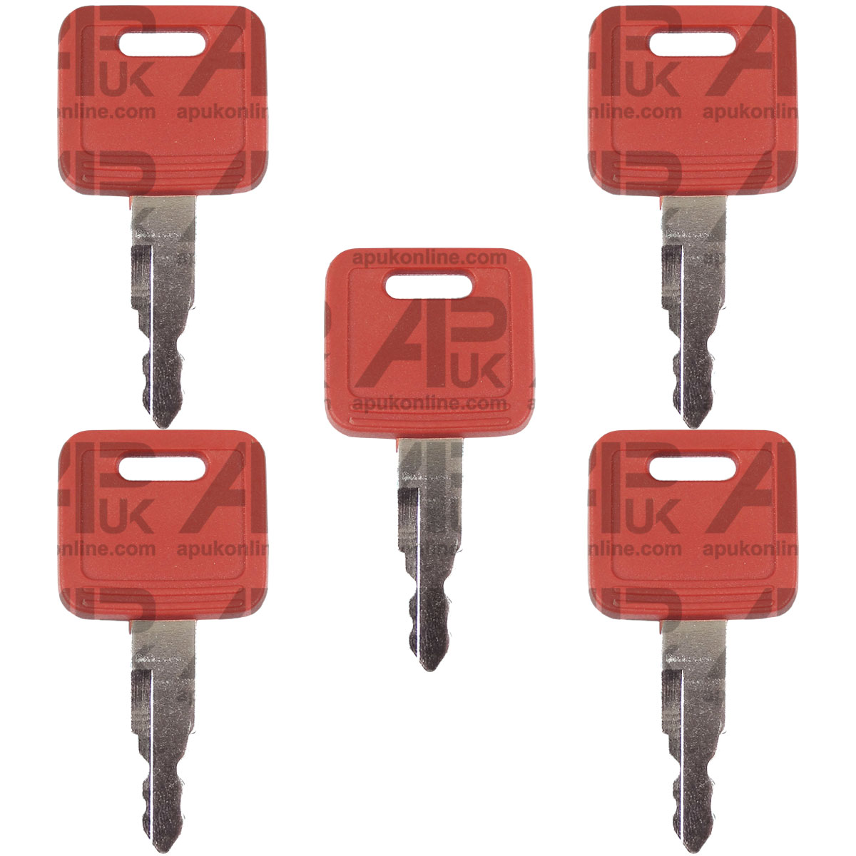 5 Ignition Switch Key for John Deere Hitachi Excavator Case 1650 1850 Dozer H800