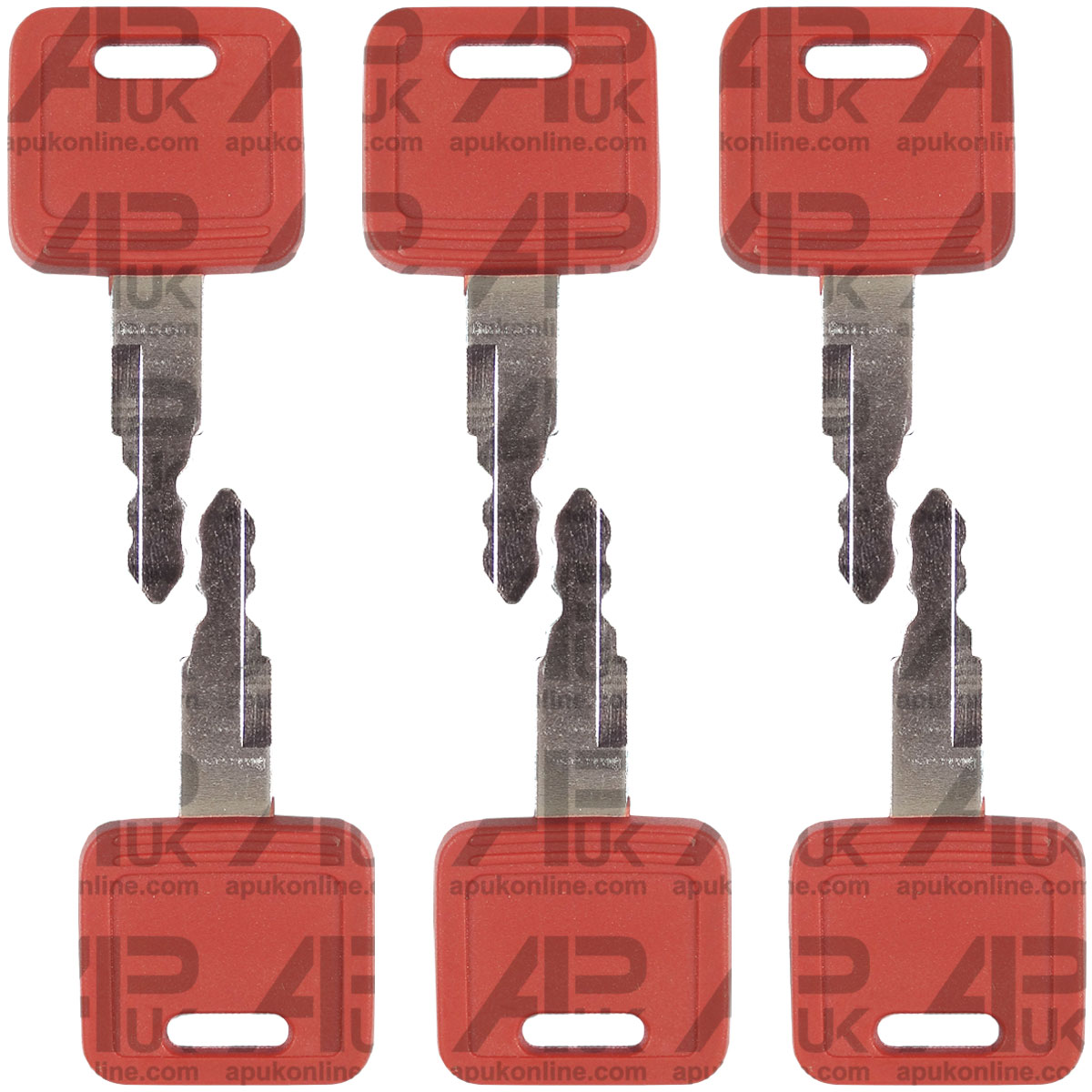 6 Ignition Switch Key for John Deere Hitachi Excavator Case 1650 1850 Dozer H800