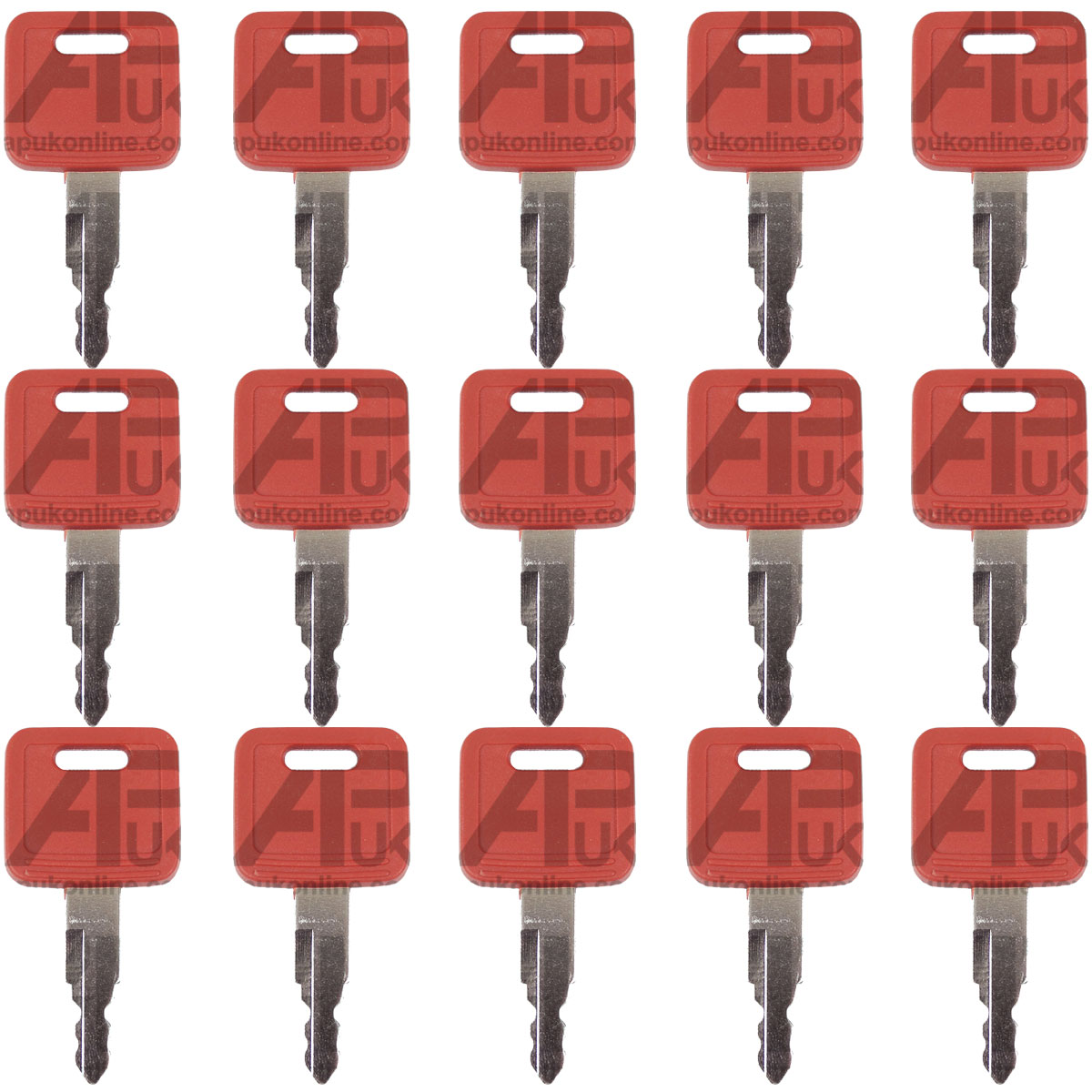 15x Ignition Key for John Deere Hitachi Excavator Case 1650 1850 Dozer H800