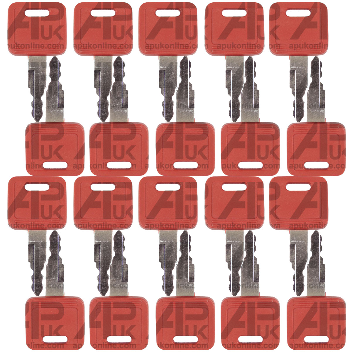 20x Ignition Key for John Deere Hitachi Excavator Case 1650 1850 Dozer H800