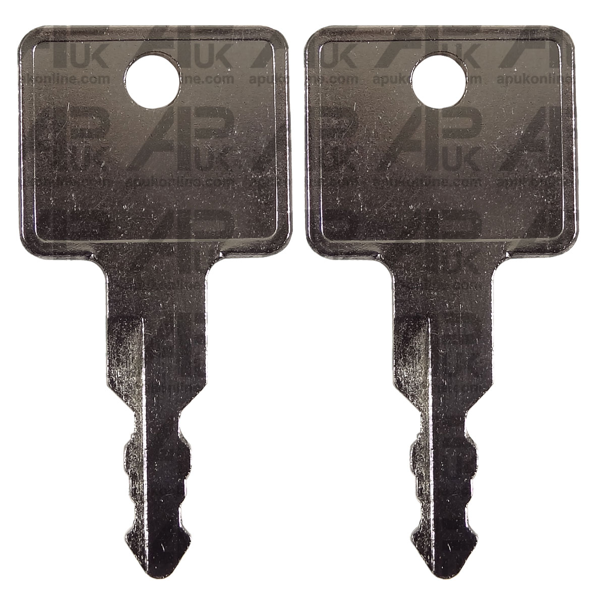 2x Ignition Key for Hitachi H808 Case Hyundai HD62 Excavator Digger Track Loader