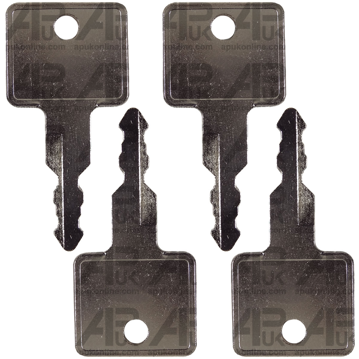 4x Ignition Key for Hitachi H808 Case Hyundai HD62 Excavator Digger Track Loader