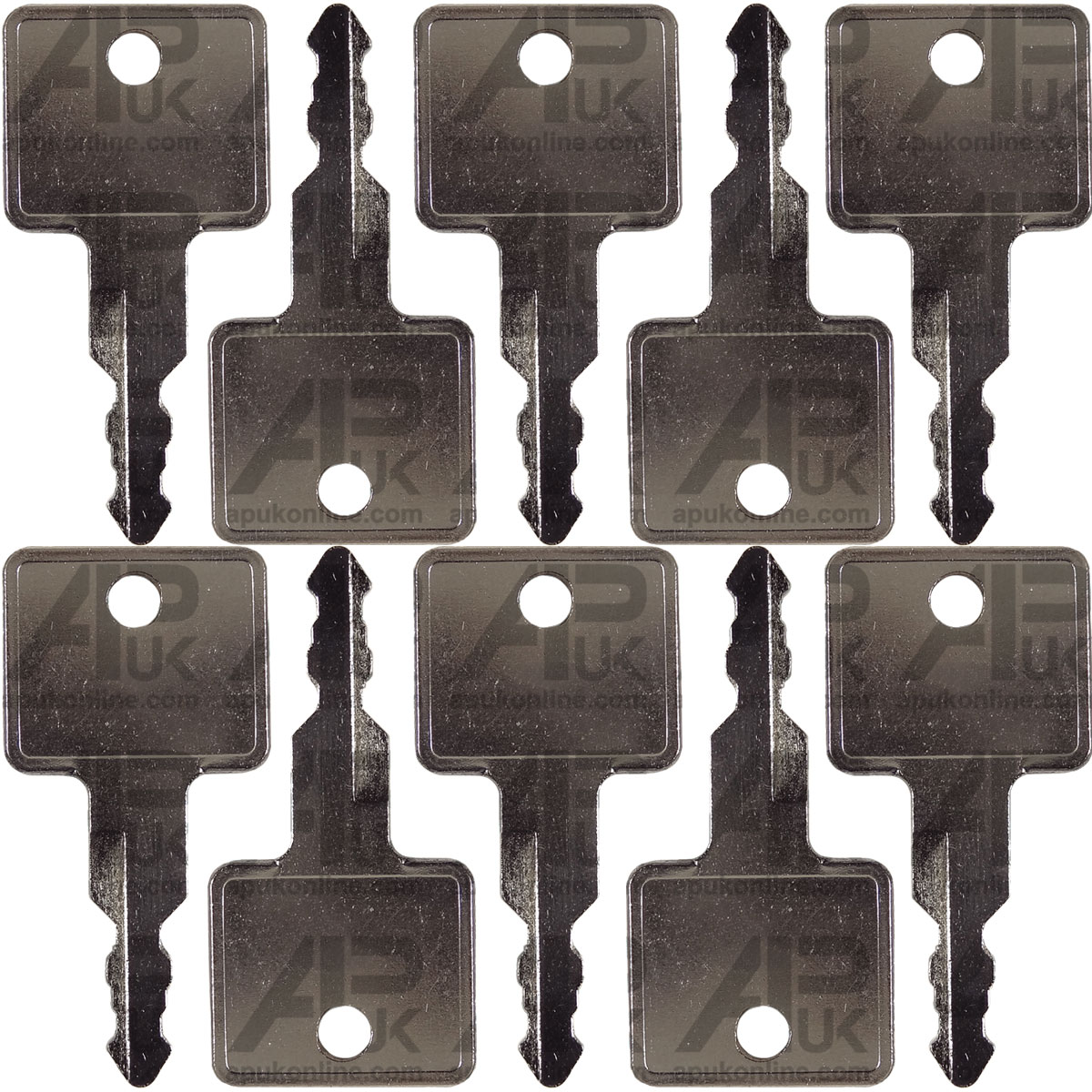 10 Ignition Key for Hitachi H808 Case Hyundai HD62 Excavator Digger Track Loader