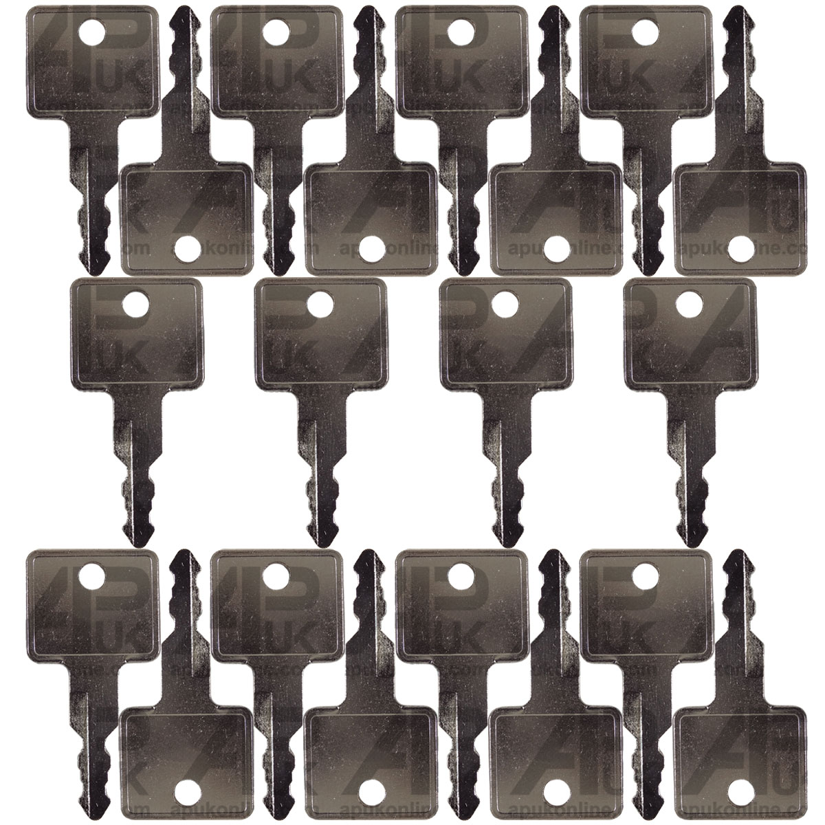 20 Ignition Key for Hitachi H808 Case Hyundai HD62 Excavator Digger Track Loader