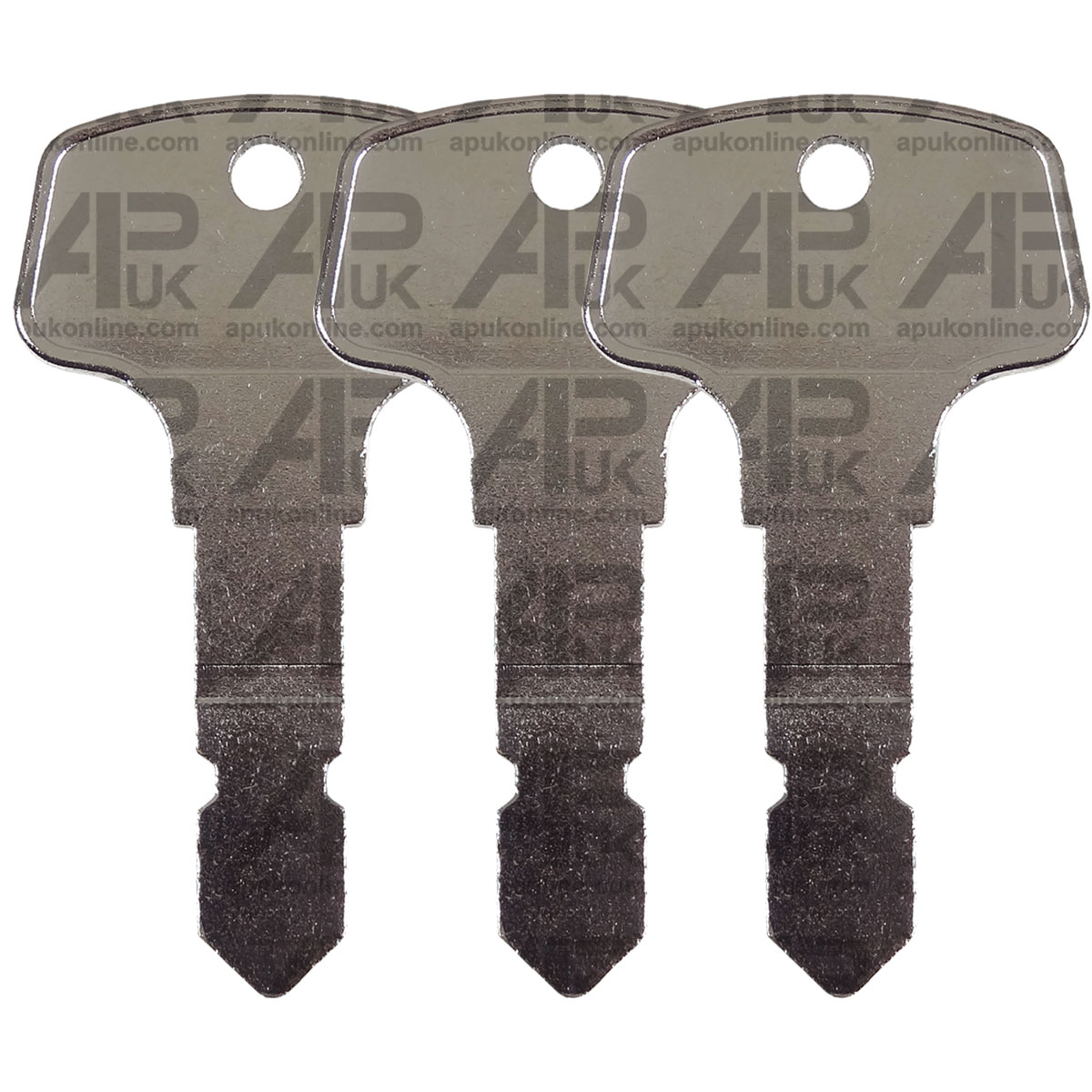 3x Ignition Keys for Kubota B Series Backhoe Loader Case New Holland Tractor