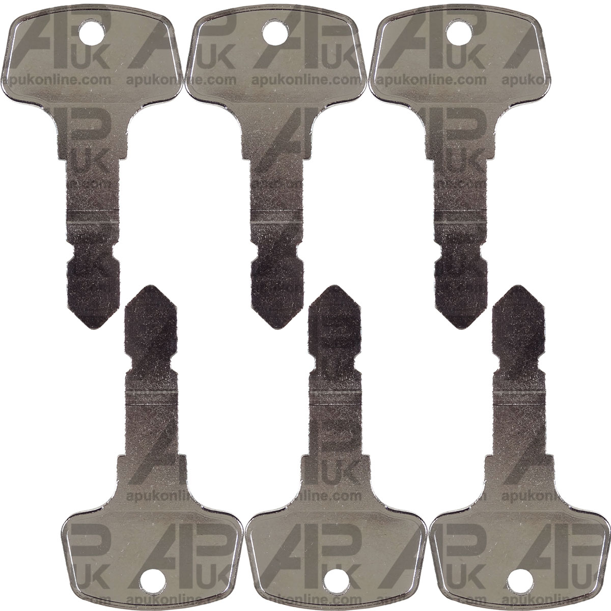 6x Ignition Keys for Kubota B Series Backhoe Loader Case New Holland Tractor