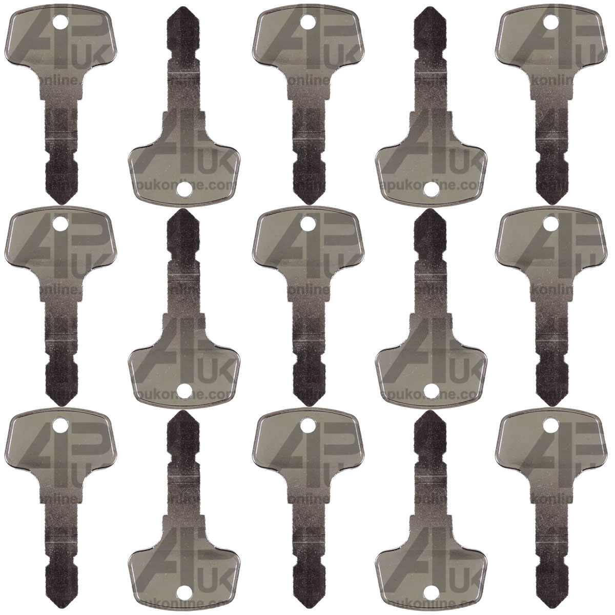 15x Ignition Keys for Kubota B Series Backhoe Loader Case New Holland Tractor