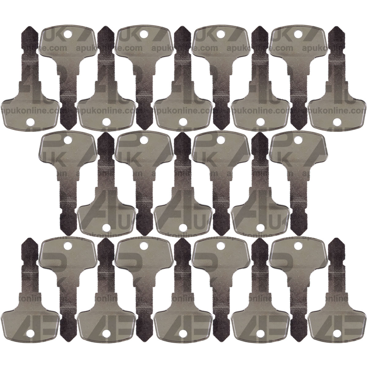 25x Ignition Keys for Kubota B Series Backhoe Loader Case New Holland Tractor