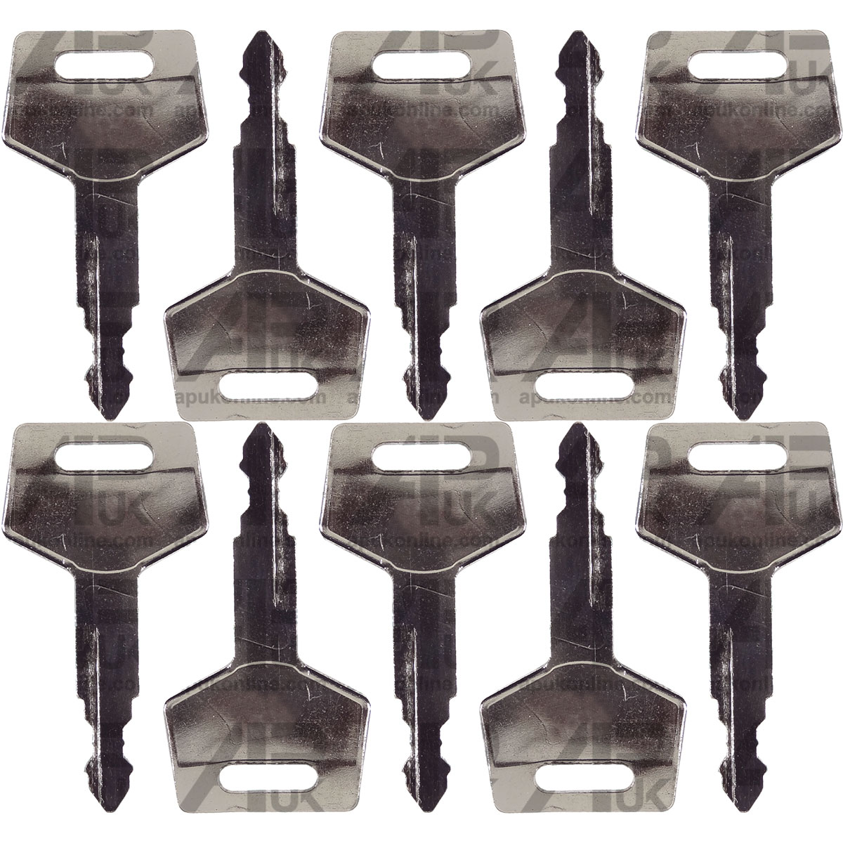 10x Ignition Keys for IHI Kato Excavator Loader Digger Skid Steer Chieftain 5080