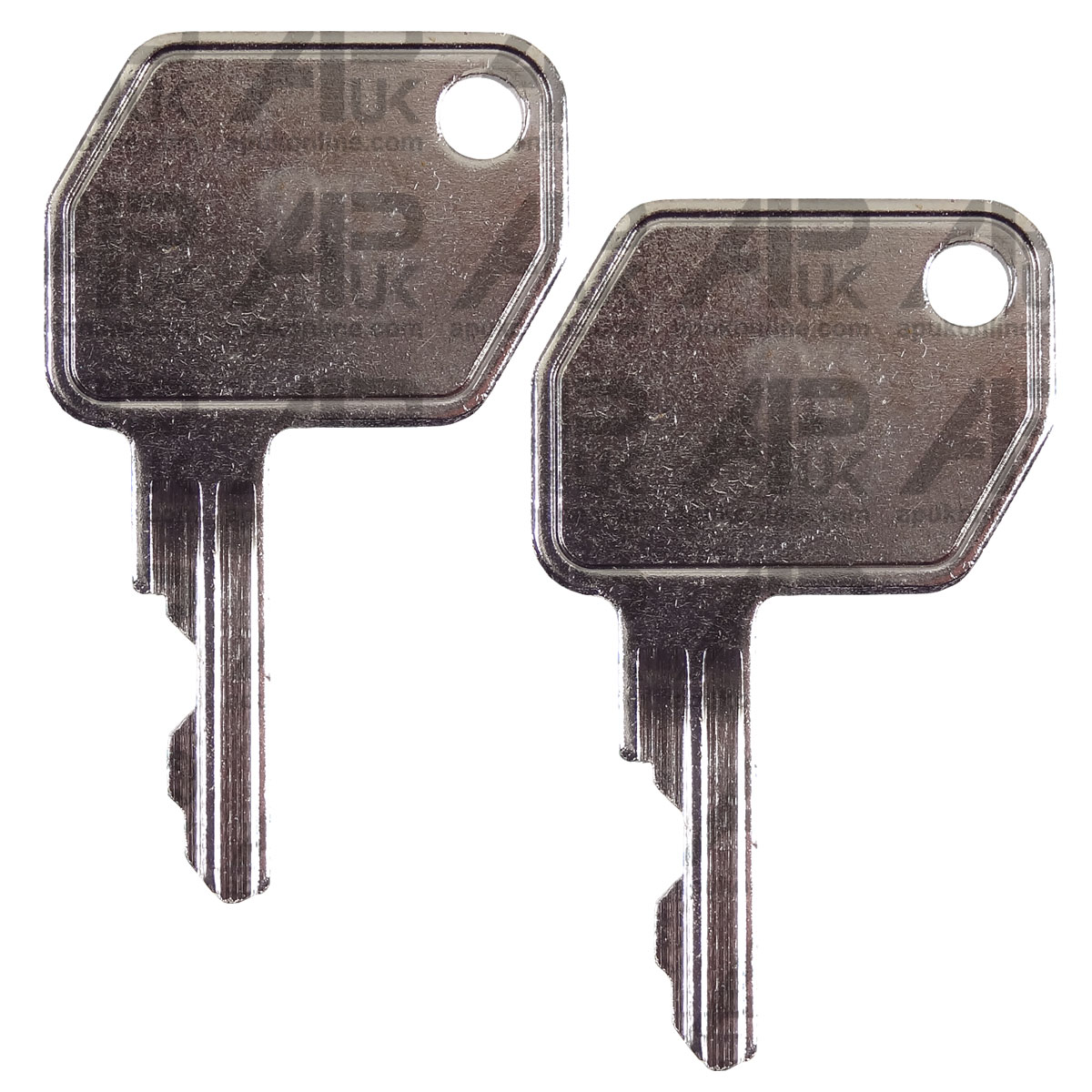 2x Ignition Switch Keys for Thwaites Dumper Truck Excavator JCB 3CX 926 Forklift