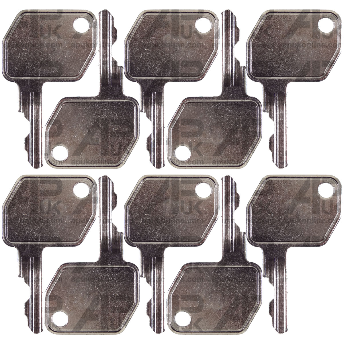 10x Ignition Switch Key for Thwaites Dumper Truck Excavator JCB 3CX 926 Forklift