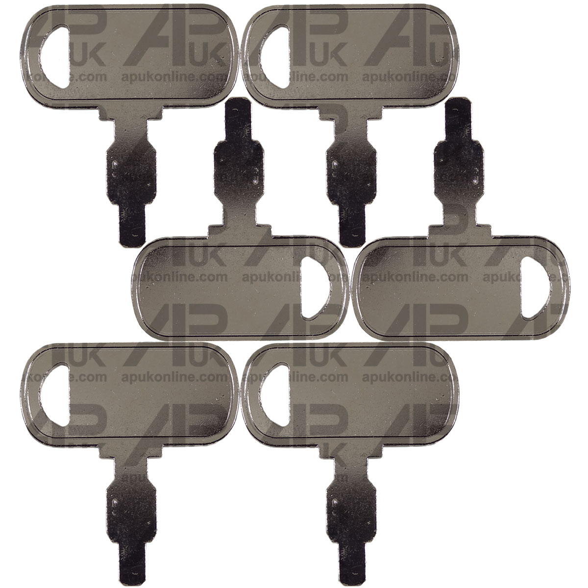 6x Ignition Starter Keys for Honda Generators Heavy Equipment Tractor Plant