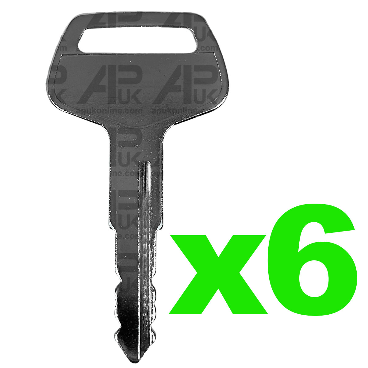 6x Ignition Key for Komatsu 787 646 648 Forklift Dozer
