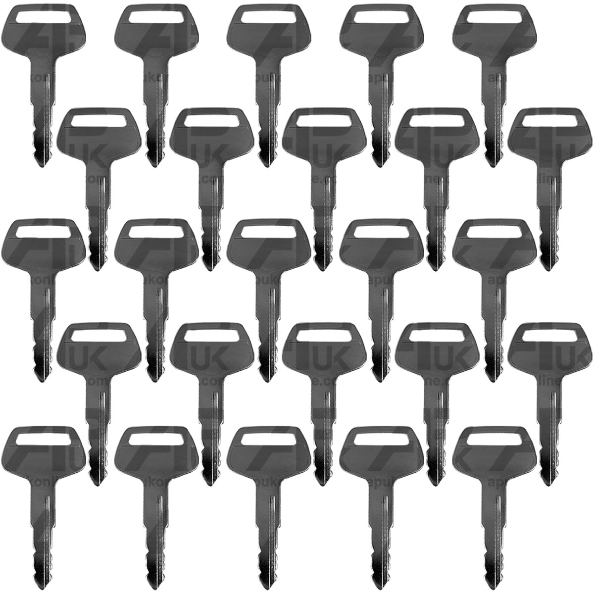 25x Ignition Keys for Komatsu 787 646 648 Forklift Grader Dozer Loader Stapler