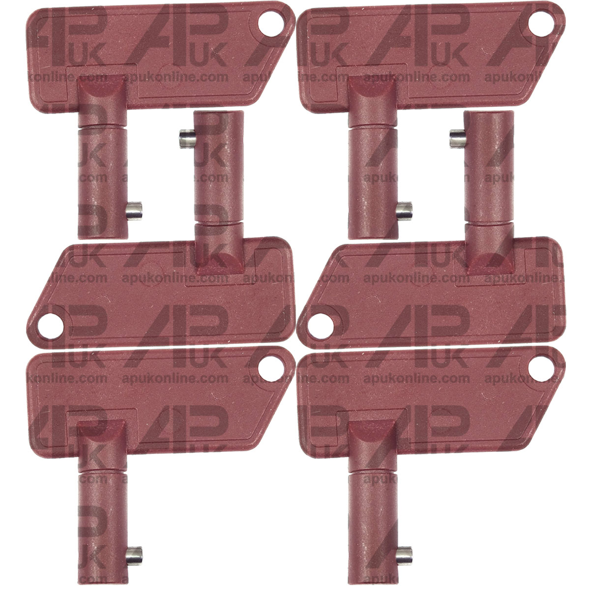 6x Plastic Battery Disconnect Isolator Plant &amp; Tractor Ignition Kill Switch Key