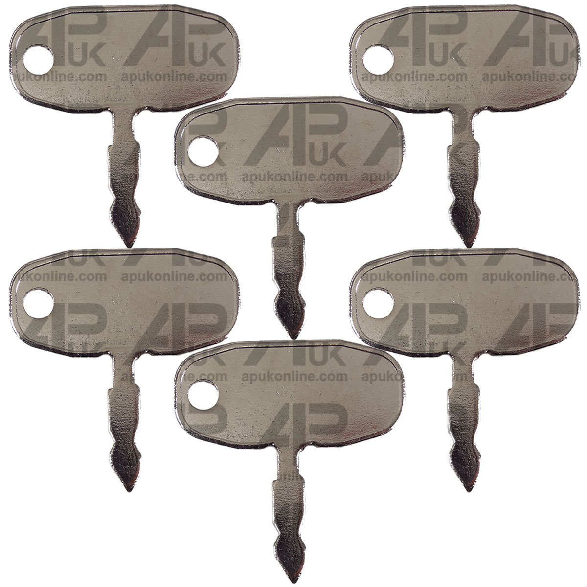 6x Lucas Starter Ignition Key for Case International IH Ford New Holland Tractor