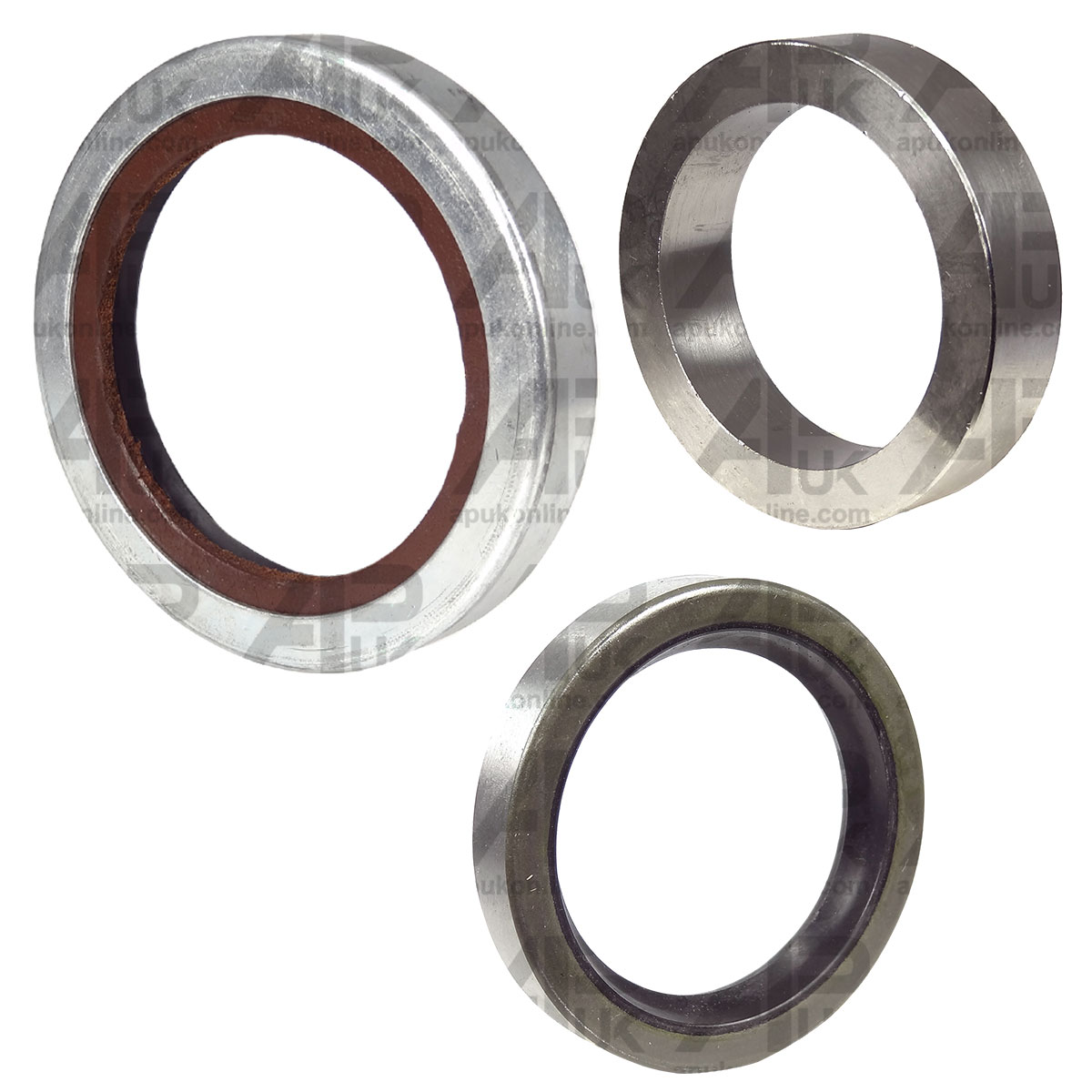 Rear Inner &amp; Outer Seal &amp; Collar Kit for Massey Ferguson 148 230 240 340 Tractor