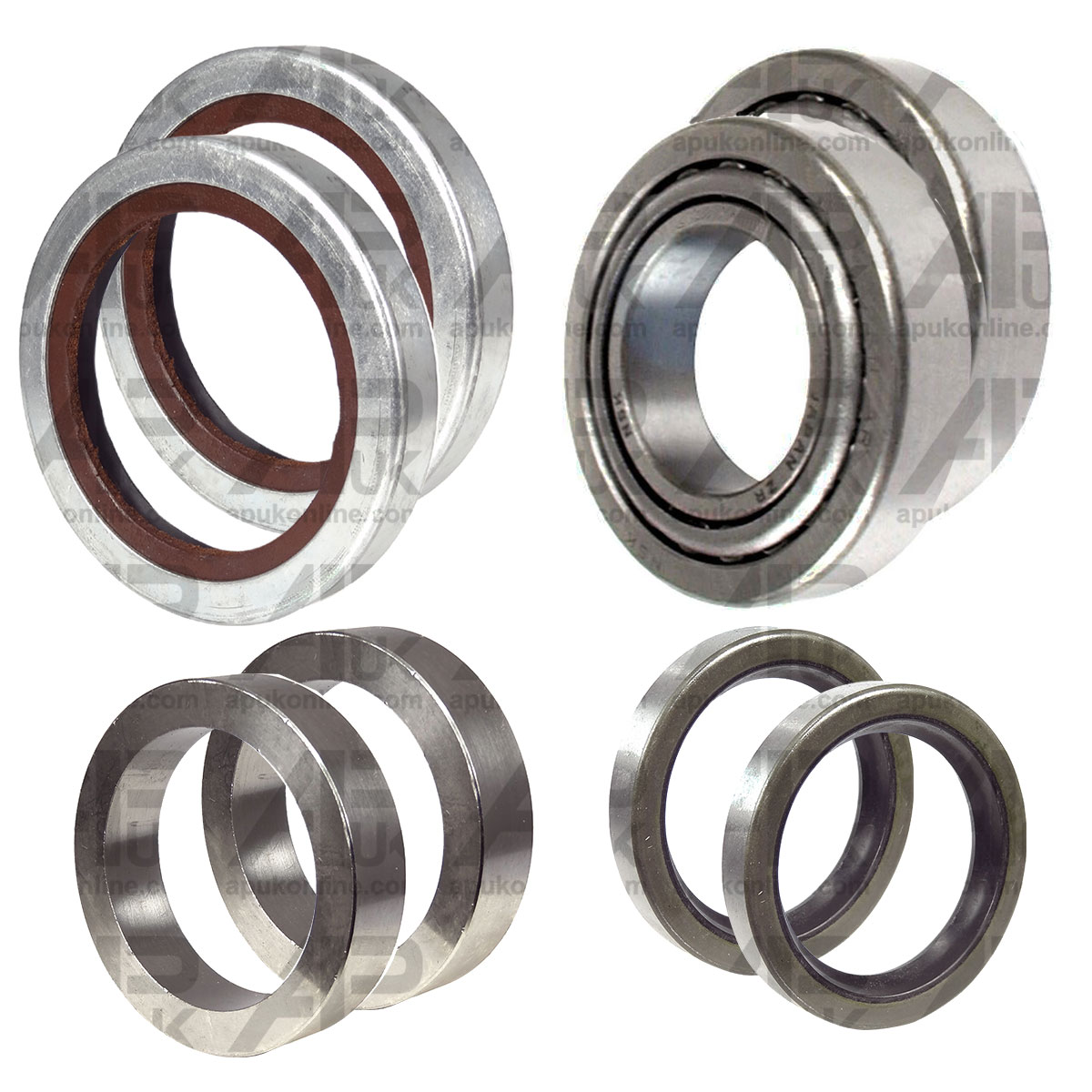 2x Rear Axle Shaft Repair Kit for Massey Ferguson 35 X 133 135 140 148 Tractor