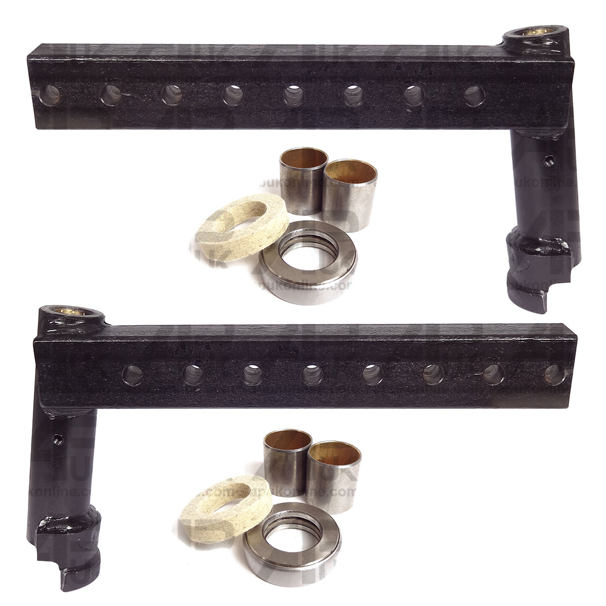 2x Front Axle Spindle Arm &amp; Bearing Kit for Massey Ferguson 240 250 2135 Tractor