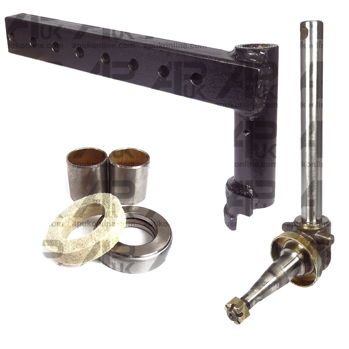 Front Axle LH Spindle Arm Bush Kit for Massey Ferguson 240 250 2135 Tractor