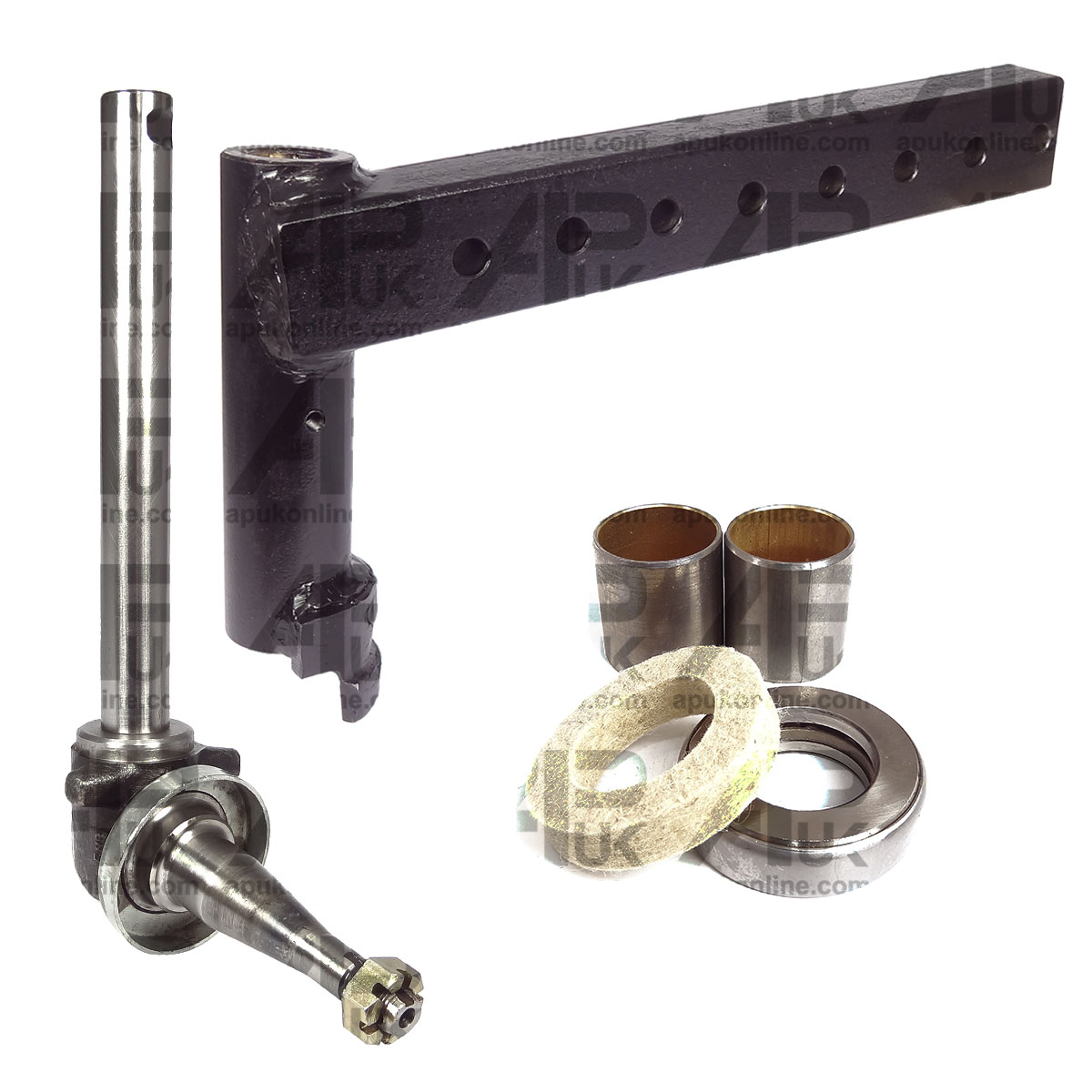 Front Axle RH Spindle Arm Bush Kit for Massey Ferguson 240 250 2135 Tractor