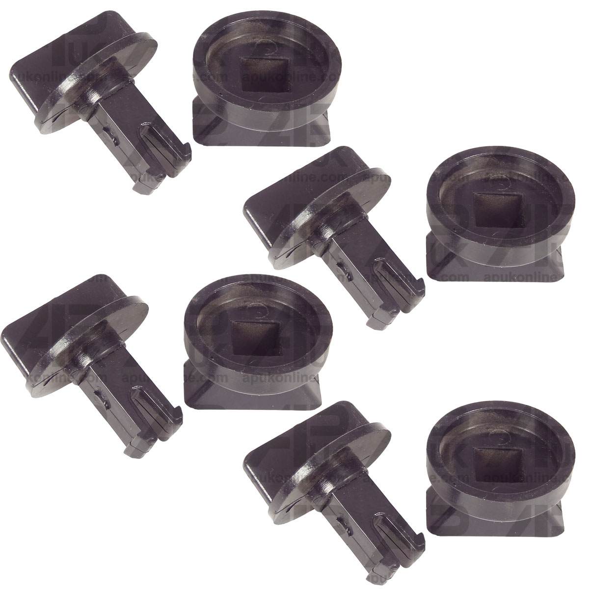 4x Bonnet Catch Fastner Plastic Clip for Massey Ferguson 390 396 398 399 Tractor