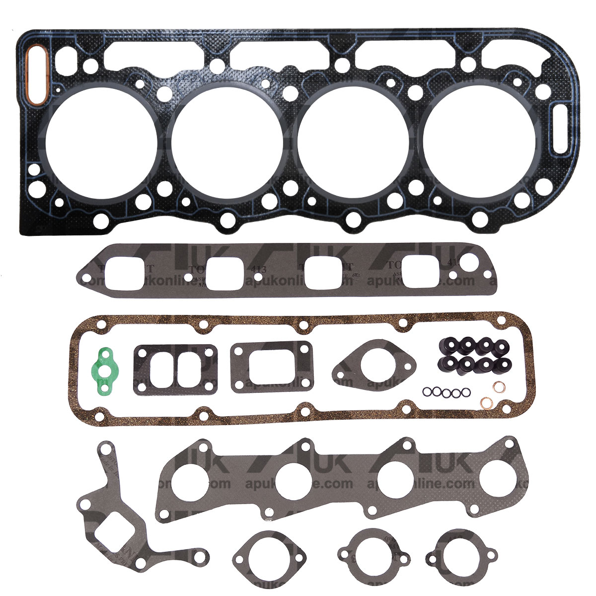 Top Head Gasket &amp; Seal Kit 4 Cyl for Ford New Holland TS110 5610S 5640 Tractor