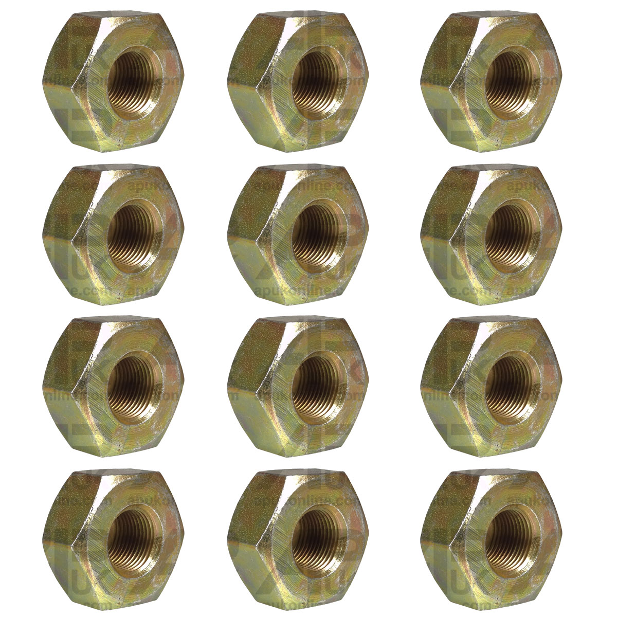 12x Rear Wheel Nuts 3/4&quot; UNF for Ford New Holland 6610 6640 6700 6710 Tractor