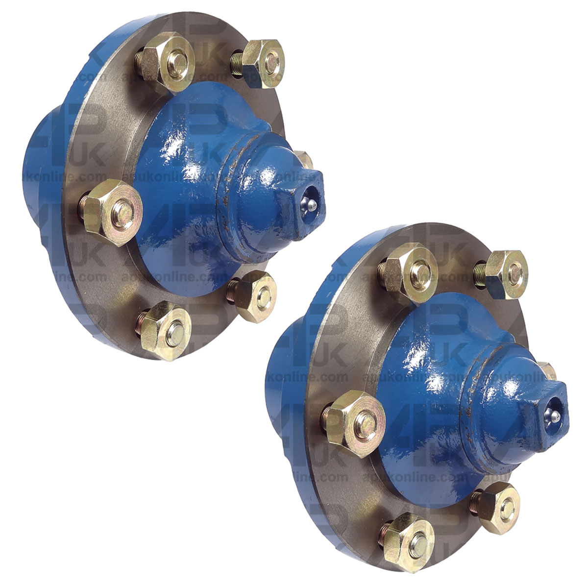 2x Front Wheel Hubs for Ford New Holland 5000 5110 5600 5610 5640 6410 Tractor