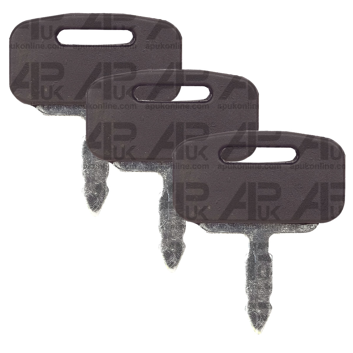 3x Lucas Ignition Key Plastic Cover for Case International IH Ford Fiat Tractor