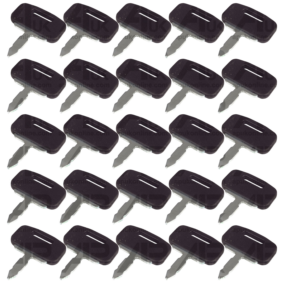 25x Lucas Ignition Key Plastic Cover for Case International IH Ford Fiat Tractor