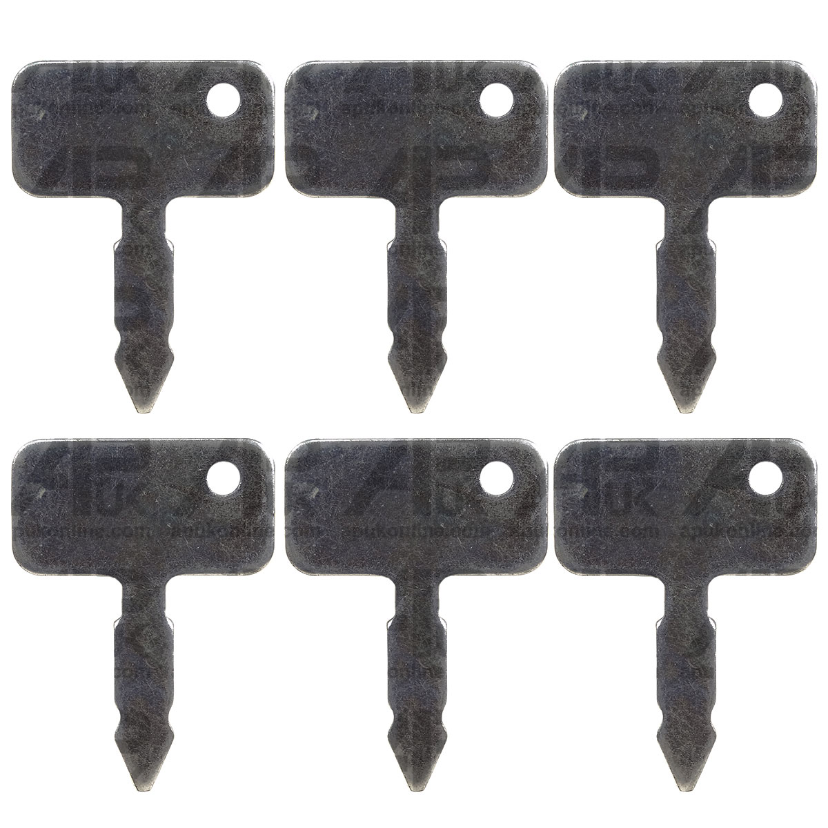 6x Lucas Ignition Switch Key for Skytrak JLG Skat Trak Landscape Perkins Tractor